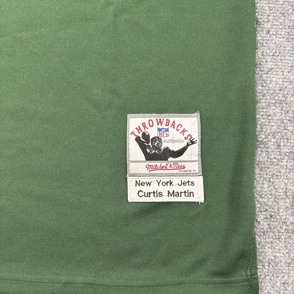 Curtis Martin New York Jets Mitchell And Ness Throwback Jersey 56 3XL BNWT NFL - Picture 3 of 8